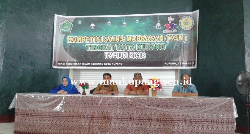Madrasah Aliyah Negeri Kota Kupang Tuan Rumah Kompetisi Sains Madrasah Tingkat Kota Kupang