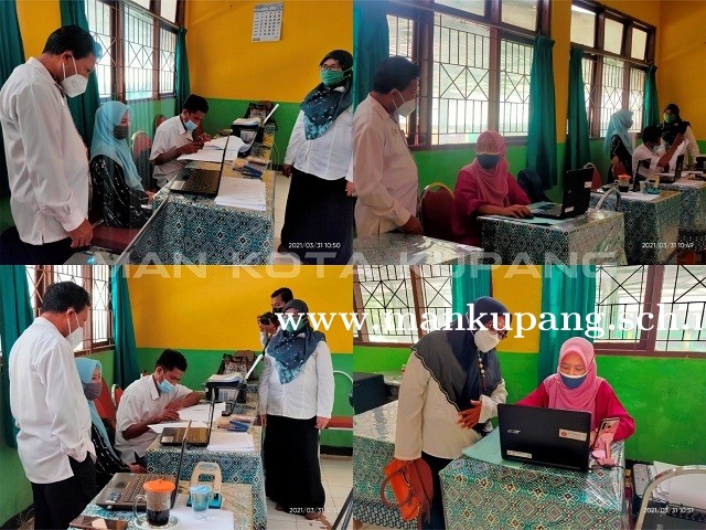 Monitoring Ujian Madrasah di MAN Kota Kupang