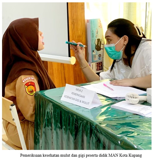Madrasah Peduli, MAN Kota Kupang Jaring Kesehatan Siswa bersama Puskesmas Alak