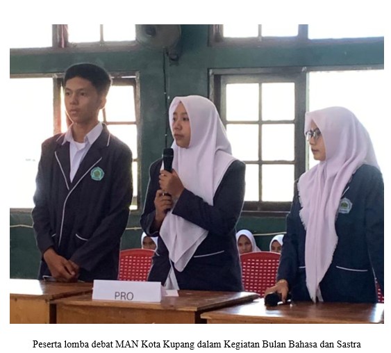 MAN Kota Kupang Rayakan Bulan Bahasa Lewat Kata dan Tawa